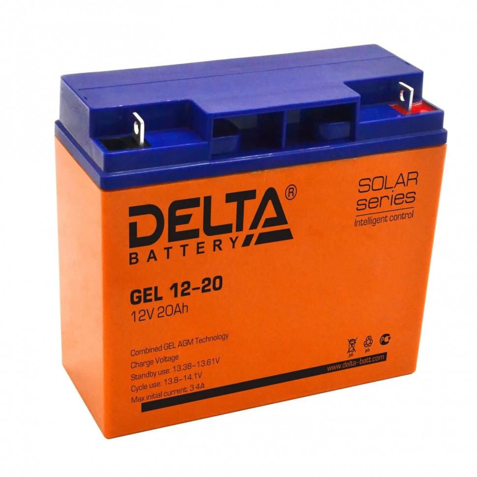 Аккумулятор Delta GEL 12-20 фото 1 — GWS Energy