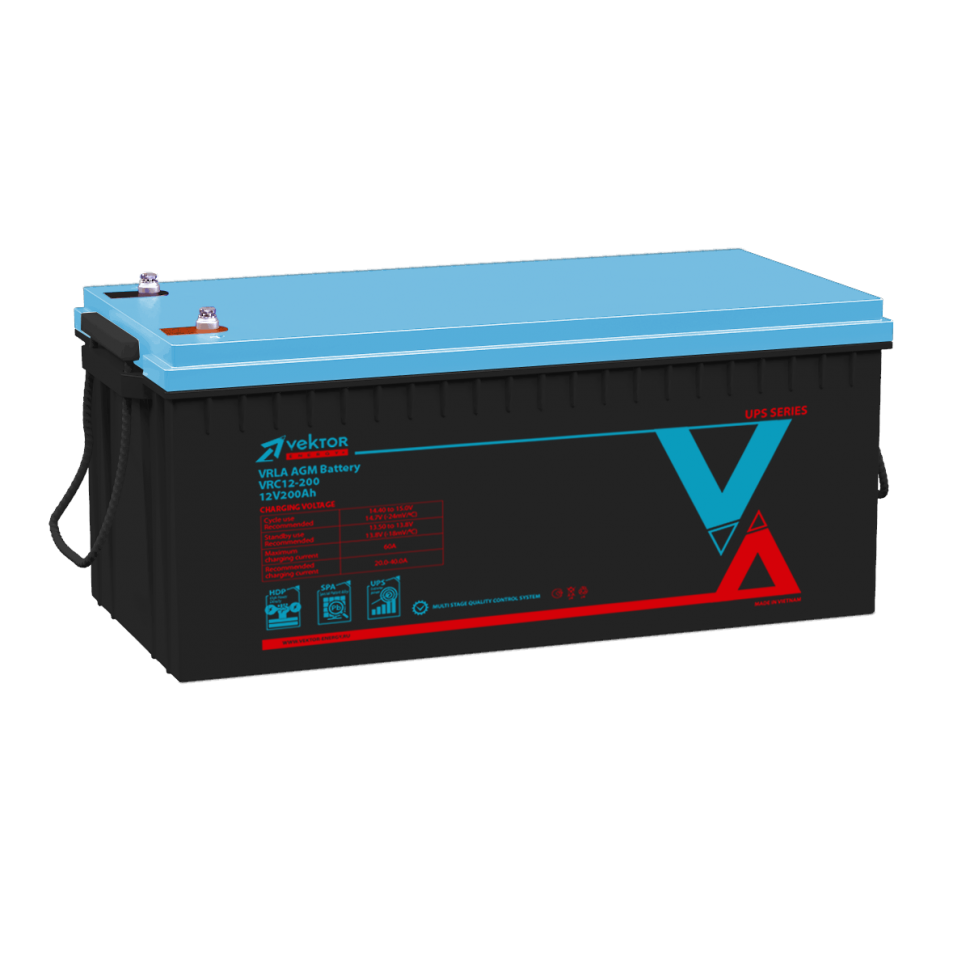 Аккумулятор Vektor VRC 12-200  фото 1 — GWS Energy