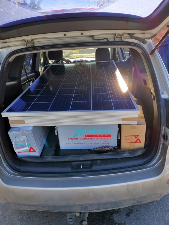 Доставка по Москве Гибридной солнечной электростанции — GWS Energy