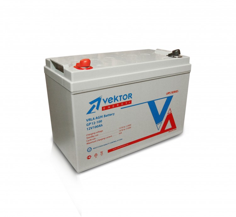 Аккумулятор Vektor GL 12-100 — GWS Energy