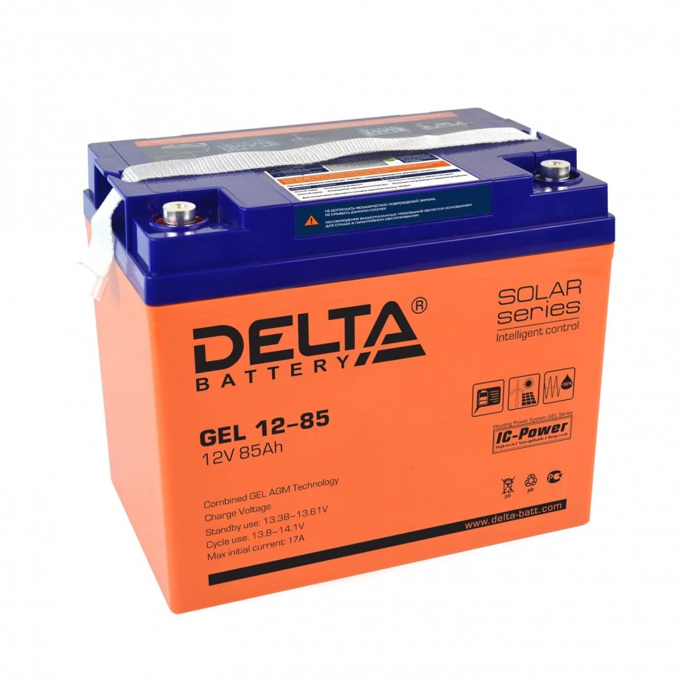 Аккумулятор Delta GEL 12-85 фото 1 — GWS Energy
