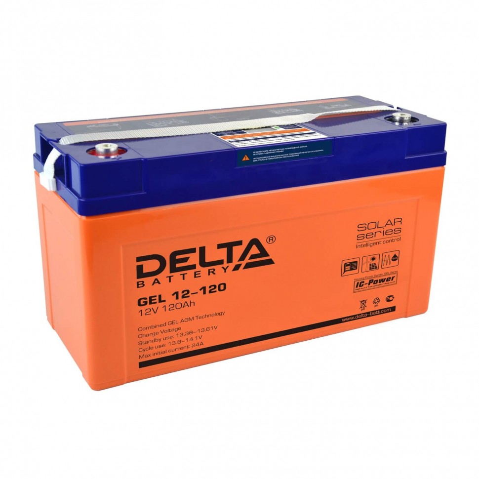 Аккумулятор Delta GEL 12-120 фото 1 — GWS Energy
