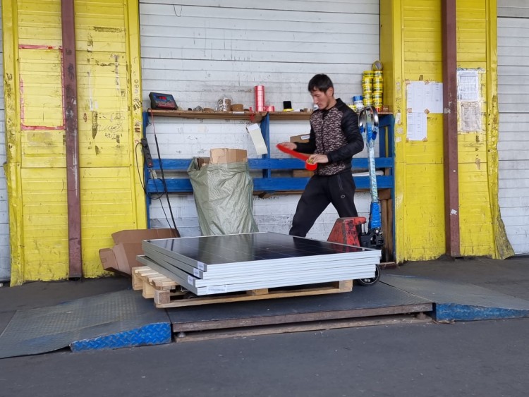 Отгрузка солнечных панелей &mdash; GWS Energy