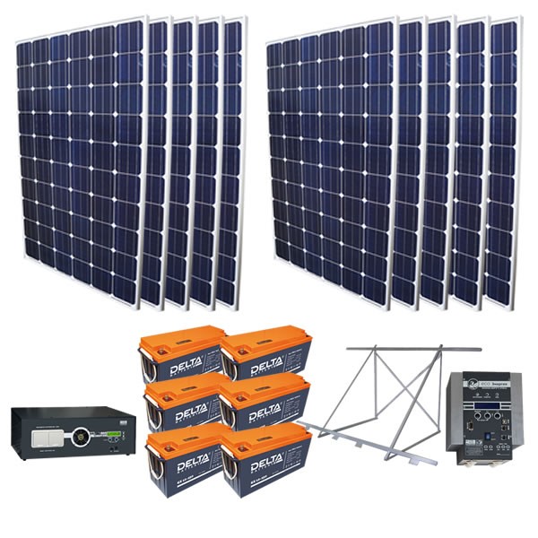 Солнечная автономная электростанция от 10 Квт/сутки*, повышенной мощности 