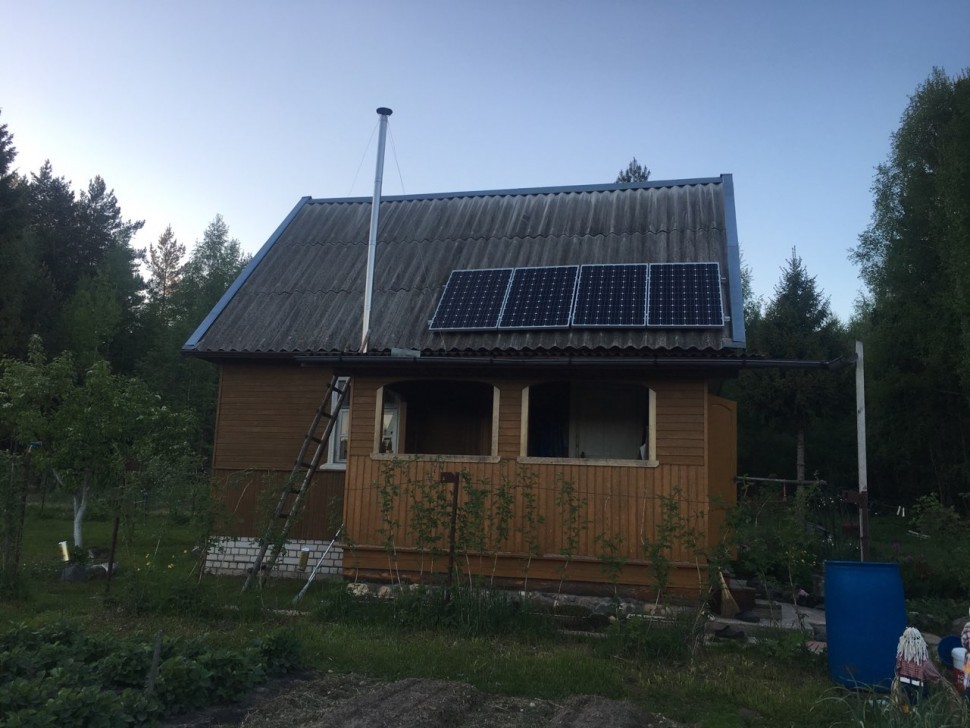 Автономная солнечная электростанция 5 кВт*ч/сутки*, для дачи от 50 м² - NEW