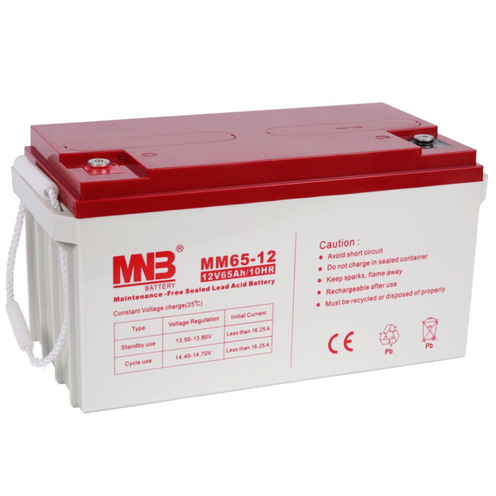 Аккумулятор свинцово-кислотный MNB MM 65-12 фото 1 — GWS Energy