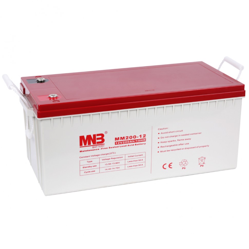 Аккумулятор свинцово-кислотный MNB MM 200-12 фото 1 — GWS Energy