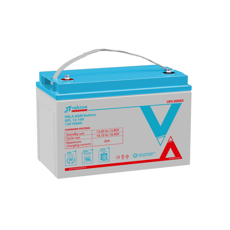 Аккумулятор Vektor GPL 12-100 СС &mdash; GWS Energy