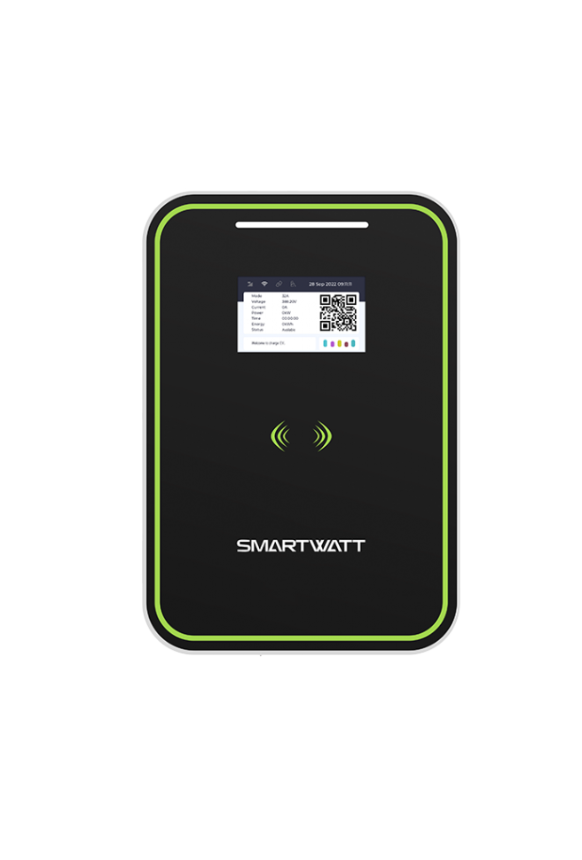 Электрозарядная станция SMARTWATT EVC AC 11K 3P RP Type2 фото 1 — GWS Energy