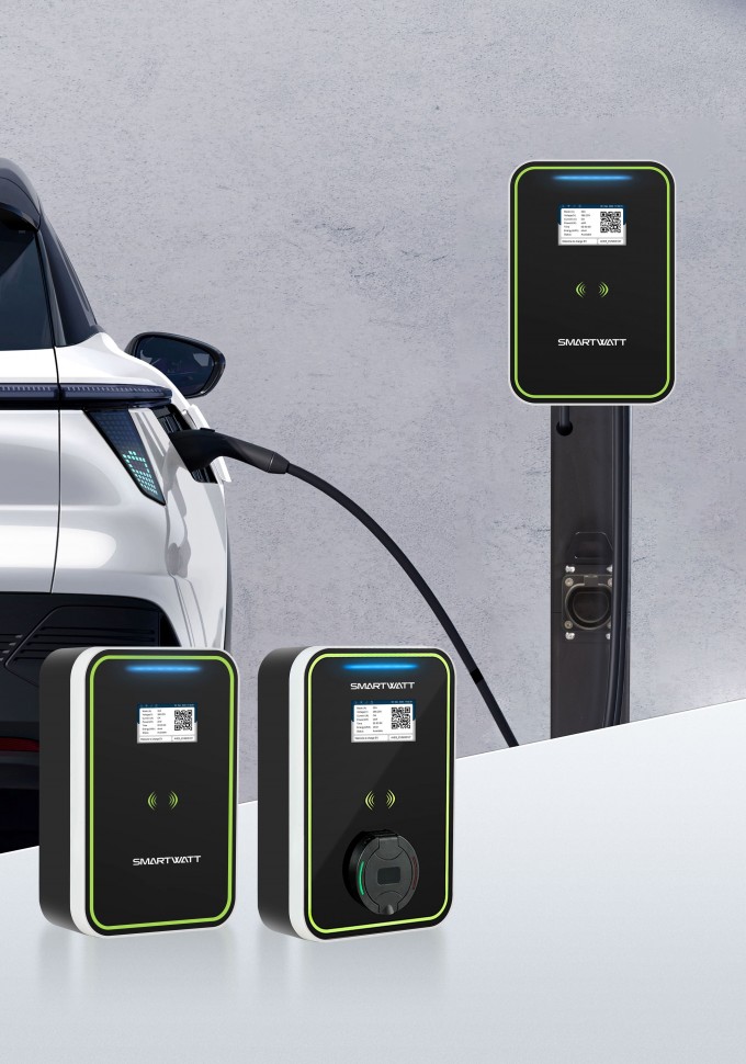 Электрозарядная станция SMARTWATT EVC AC 22K 3P CO Type2 фото 1 — GWS Energy