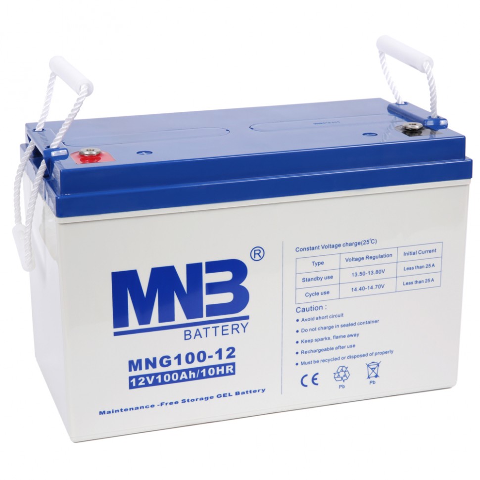 Аккумулятор свинцово-кислотный MNB MNG 100-12 фото 1 — GWS Energy