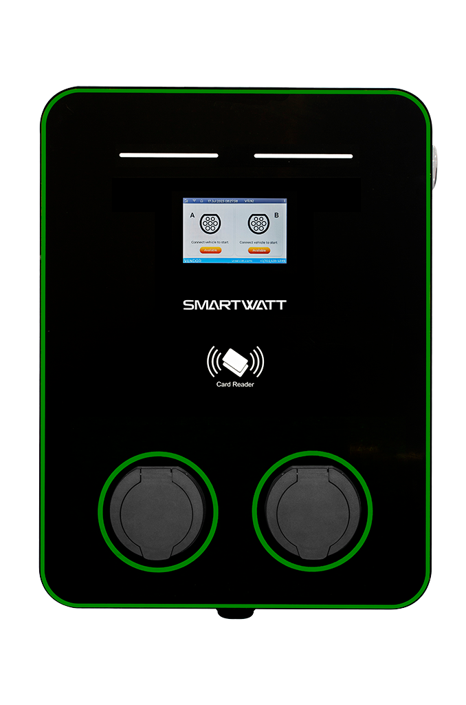 Электрозарядная станция SMARTWATT EVC AC 44K 3P CO2 Type2 &mdash; GWS Energy