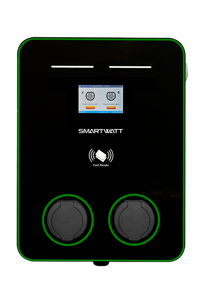 Электрозарядная станция SMARTWATT EVC AC 44K 3P CO2 Type2 фото 1 — GWS Energy