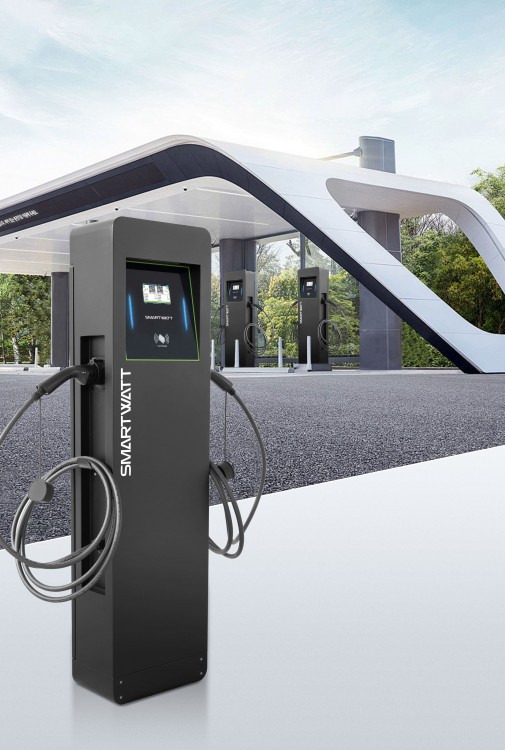 Электрозарядная станция SMARTWATT EVC AC 44K 3P CP2 Type2 GBT ST-B — GWS Energy