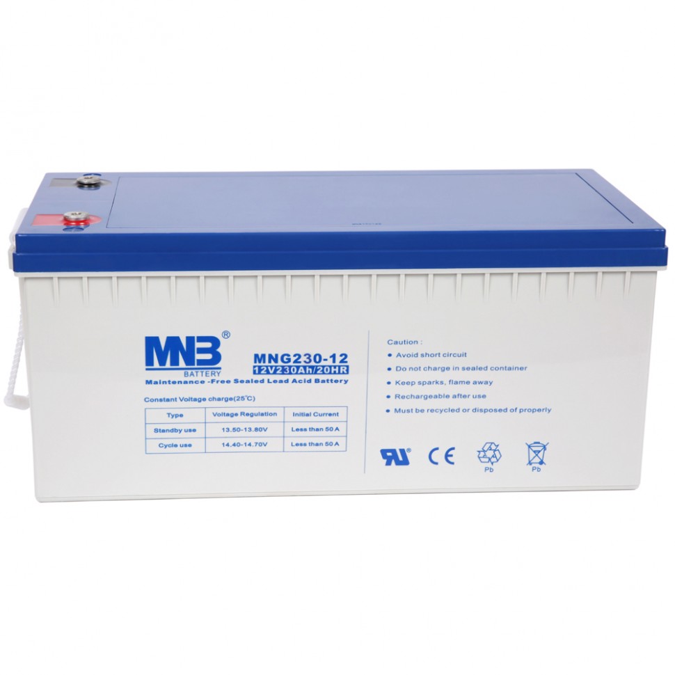 Аккумулятор свинцово-кислотный MNB MNG 230-12 фото 1 — GWS Energy