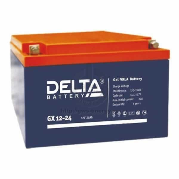 Аккумулятор Delta GX 12-24 фото 1 — GWS Energy