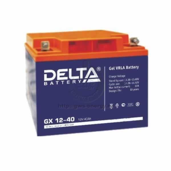 Аккумулятор Delta GX 12-40 фото 1 — GWS Energy