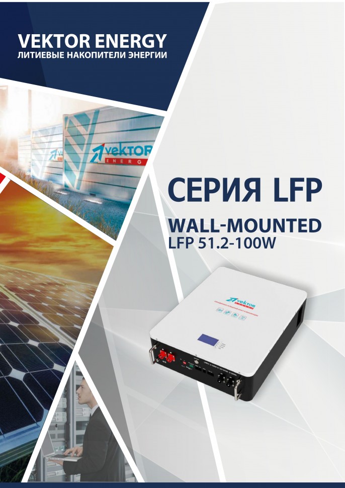 Аккумулятор Vektor LFP 51,2-100W   (BMS 100A) фото 1 — GWS Energy