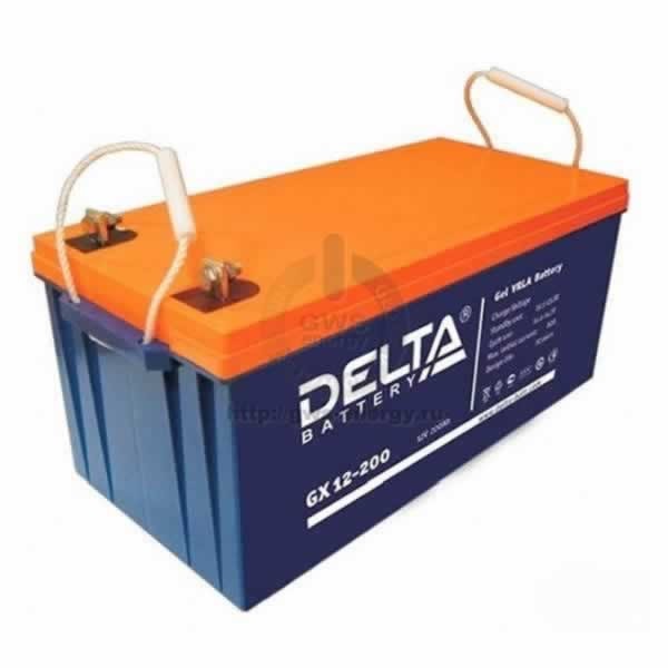Аккумулятор Delta GX 12-200 фото 1 — GWS Energy