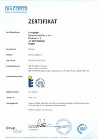 сертификат Ensol