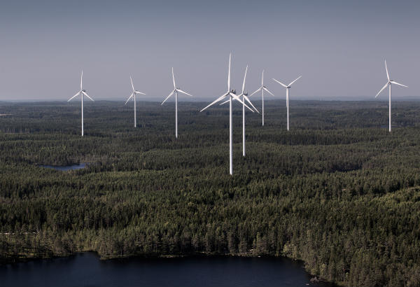 A Vesta wind farm in Sweden 1